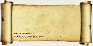 Emilija Daničić vizit kartica